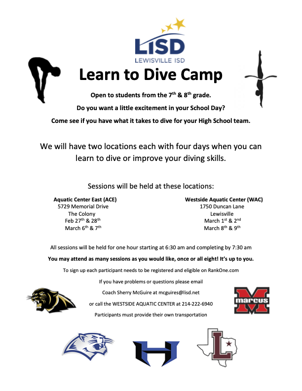  Diving info